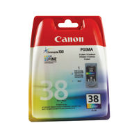 View more details about Canon CL-38 CMY Inkjet Cartridge 2146B001