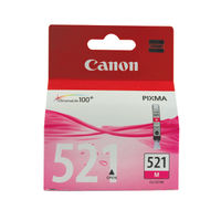 View more details about Canon CLI-521M Inkjet Cartridge Magenta 2935B001