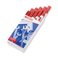 View more details about Edding 750 Bullet Tip Paint Marker Medium Red (Pack of 10) 750-002