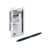 View more details about Pentel EnerGel X Retractable Gel Pen Medium Black (Pack of 12) BL107-AX