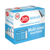 View more details about Jiffy AirKraft Bag Assorted Sizes Gold (Pack of 50) JL-SEL-A