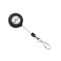 View more details about Durable Badge Reel with Spring Snap Fastener Charcoal (Pack of 10) 8221/58