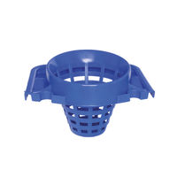 View more details about 2Work Plastic Mop Bucket With Wringer 15 Litre Blue CNT00660