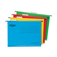 View more details about Rexel Assorted A4 Classic Suspension Files, Pack of 10 - 2115585