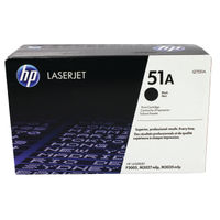 View more details about HP 51A Black Laserjet Toner Cartridge Q7551A
