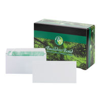 View more details about Basildon Bond White Wallet DL Envelopes 100gsm (Pack of 500) - C80116