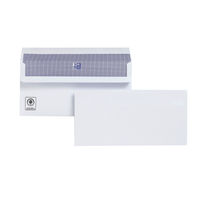 View more details about Plus Fabric White Wallet DL Envelopes 110gsm - Pack of 500 - H25470