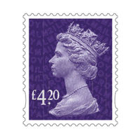 View more details about £4.20 Royal Mail Postage Stamps x 25 (Self Adhesive Stamp Sheet)