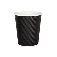25cl Black Ripple Cup (Pack of 500)
