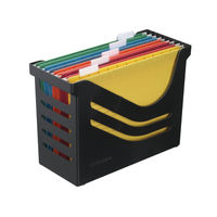 View more details about Jalema Recycled Office Box with 5 Suspension Files A4 Black A658026998