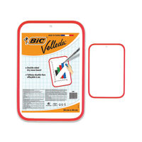 View more details about Bic Velleda Dry Wipe Board 300x440mm Red 230 812105