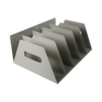 View more details about Rotadex 5-Section Lever Arch Filing Rack Smoke White LAR5