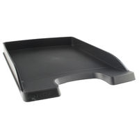 View more details about Leitz Plus Slim Letter Tray Black 52370095