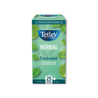 View more details about Tetley Mint Infusion Tea Bags (Pack of 25) 1576A