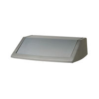 View more details about Addis Metallic Grey 60 Litre Flip Top Bin Lid 504895