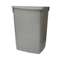 View more details about Addis 60 Litre Flip Top Bin Base Metallic (For use with Addis 60 Litre Flip Top Bin) 504896