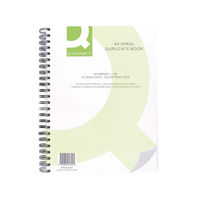 View more details about Q-Connect A4 Spiral Bound Carbonless Duplicate Book - KF01342