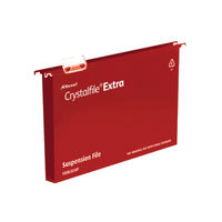 View more details about Rexel Crystalfile Extra 30mm Suspension File Red (Pack of 25) 70632