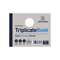 View more details about Challenge Carbonless Triplicate Ruled Book, 100 Slips (Pack of 5) - F63060