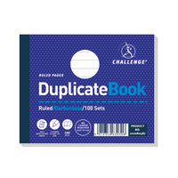 View more details about Challenge Carbonless Duplicate Ruled Book, 100 Slips (Pack of 5) - H63030