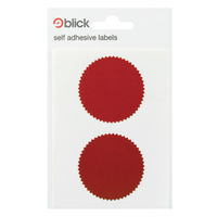 View more details about Blick Red 50mm Seal Labels (Pack of 160) - RS014652