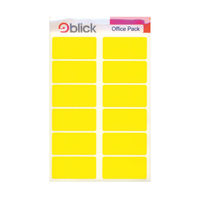 View more details about Blick Yellow 25mm x 50mm Labels (Pack of 320) - RS020158