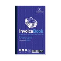 View more details about Challenge Carbonless Taped Duplicate Invoice Book - Pack of 5 - L63034