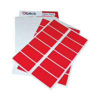 View more details about Blick Red 25 x 50mm Office Labels (Pack of 320) - RS019954