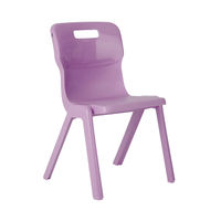 Titan One Piece Classroom Chair 480x486x799mm Purple (Pack of 30) KF78631. 