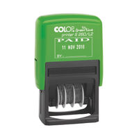 View more details about COLOP S260/L2 Green Line Text and Date Stamp PAID GLS260L2