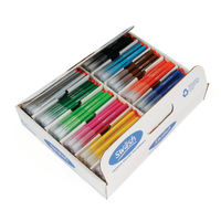 View more details about Swash Komfigrip Assorted Felt Tip Colouring Pens, Pack of 300 - TC300F