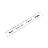 View more details about Q-Connect Clear 30cm Shatterproof Ruler, Pack of 10 - KF01108Q