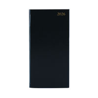 View more details about 5 Star Slim Desk Diary Portrait Week To View Black 2026 KF1BK26
