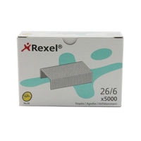 View more details about Rexel No.56 Metal Staples 26/6mm, Pack of 5000 - 6025