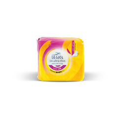 View more details about Lil-Lets Supersoft Sanitary Pads Ultra with Wings Normal x14 (Pack of 24)