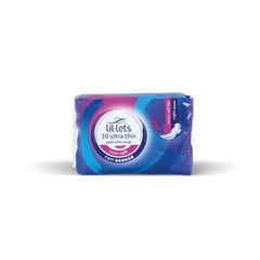 View more details about Lil-Lets Supersoft Sanitary Pads Night Ultra with Wings x10 (Pack of 24)