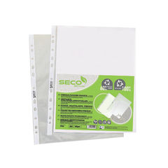 View more details about Stewart Superior Eco Biodegradable Punched Pocket A4 (Pack of 50)