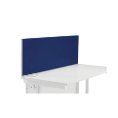 View more details about Jemini W1200 x H400mm Blue Straight Mounted Desk Screen