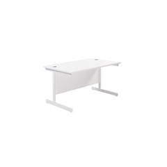 View more details about Jemini 1400x800mm White/White Single Rectangular Desk