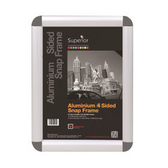 View more details about Stewart Superior A4 Grey Snap Frame