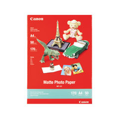 View more details about Canon A4 White 170gsm Matte Photo Paper (Pack of 50)