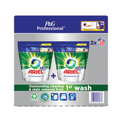 View more details about Ariel Professional Liquipods All in One Regular 2x50 Pods (Pack of 100)