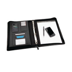 View more details about Monolith Black Zipped Meeting Folder