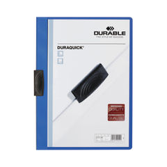 View more details about Durable Duraquick A4 Blue Clip Folder (Pack of 20)