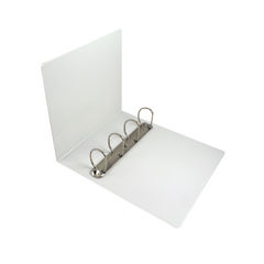 View more details about Esselte A4 White 60mm Presentation 4 D-Ring Binder