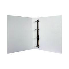 View more details about White A4 25mm 4 D-Ring Presentation Binders (Pack of 10)