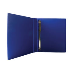 View more details about Blue A4 25mm 4 D-Ring Presentation Binders (Pack of 10)