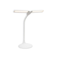 View more details about Alba White Nomad Two Head Desk Lamp