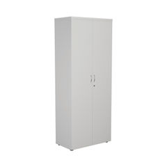 View more details about First H2000mm White Wooden Storage Cupboard