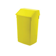 View more details about Addis Yellow 60 Litre Fliptop Bin